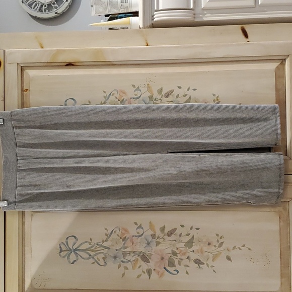 Silence + Noise Free People Slit  Skirt S rayon soft maxi gray/white - Picture 4 of 9